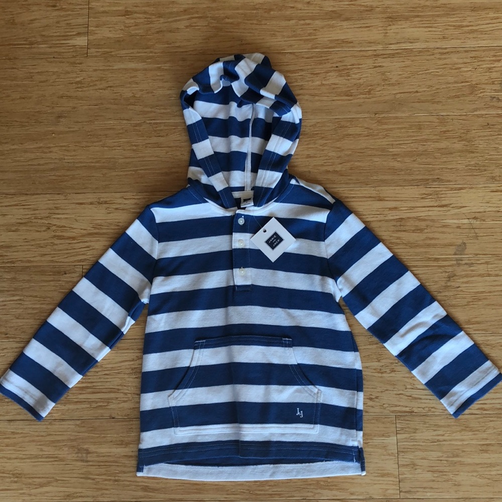 NWT Janie and Jack hooded shirt